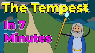 Shakespeare in Seven Minutes The Tempest Summary thetempest shakespeare [upl. by Enovaj752]