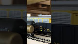 HOW TOO CLEAN YOUR HO LAYOUT TRACKS GETTING TWO CMX CARS [upl. by Ayocal84]