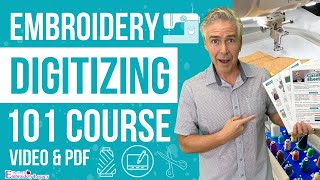 Embroidery Digitizing 101 🎓  Essentials EVERY Embroiderer Should Know 🧵  Master Your Software [upl. by Ozen]