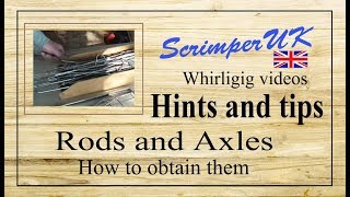 Source of rods for Whirligigs [upl. by Annaliese]