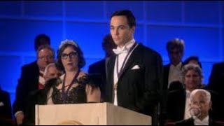 The Big Bang Theory  Amy and Sheldon Nobel Speech Full [upl. by Knarf375]