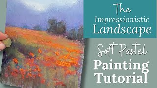 Create A Beautiful Landscape Painting In Soft Pastel  Perfect For Beginners [upl. by Pergrim]