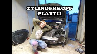 Zylinderkopf am Audi A4 B7 2L TDI 140PS wechseln  Total Katastrophe BoxerBusGarage [upl. by Amol244]