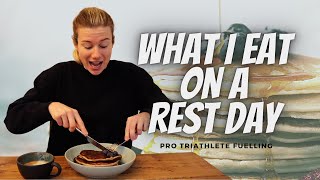 What I eat on a REST day  Honest professional triathlete nutrition  Fuelling triathlon training [upl. by Erdnoid]