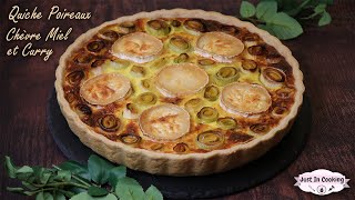 Recette de Quiche aux Poireaux Chèvre Miel et Curry [upl. by Amery]