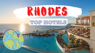 RHODES best hotels Top 10 hotels in Rhodes Greece [upl. by Berneta]