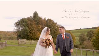 Summer  Joshua  Wedding Film  The Kingscote Barn Tetbury [upl. by Menashem]