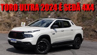 TESTE FIAT TORO ULTRA 2024 RECEBE NOVIDADES PONTUAIS  AUTOS SEGREDOS [upl. by Elocim540]