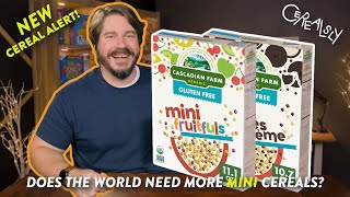 Mini but Mighty NEW Cascadian Farm Minis cereals review [upl. by Ainud925]