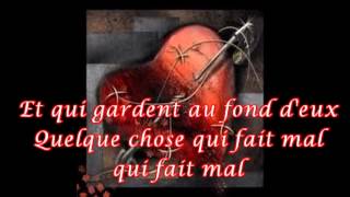 Laam  Je veux chanter pour ceux paroles lyrics karaoke [upl. by Suolevram]