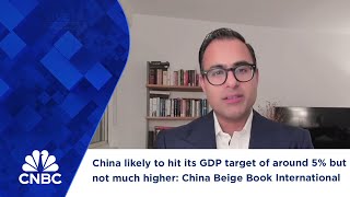 China likely to hit its GDP target of around 5 but not much higher China Beige Book International [upl. by Sredna]