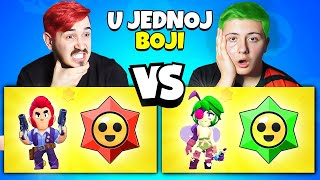 IGRAMO BRAWL STARS SAMO U CRVENOJ I ZELENOJ BOJI 😮 [upl. by Goto310]