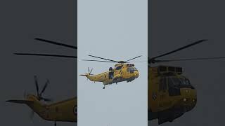 🚁 Seaking RAF ensign aviation aircraft helicopter flying flight historichelicopters fly 🚁 [upl. by Giffie]