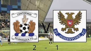 Kilmarnock v St Johnstone 21 Killie get 3 points [upl. by Arraek534]