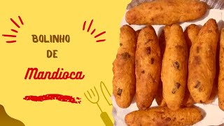 Como Fazer Bolinho de Mandioca com Carne Moída Suína Receita Fácil e Prática [upl. by Kayley]