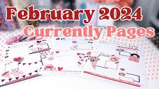 3 Ideas for Happy Planner Currently Pages February 2024 [upl. by Eelirak]