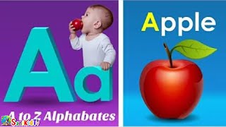 Phonics Song with TWO Words  A For Apple  ABC Alphabet Songs with Sounds for Children [upl. by Locin731]