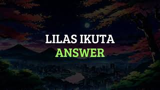 幾田りら Lilas Ikuta  Answer with Lyrics [upl. by Inaflahk]