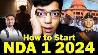 How to START NDA 1 2024 Preparation  Shubham Varshney SSB [upl. by Katt]