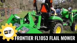 Frontier FL1053 Flail Mower [upl. by Arayc]