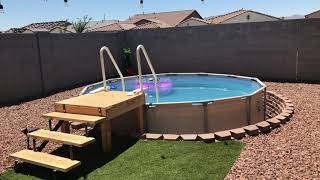 Beautiful Backyard with pool for under 6K part 2 [upl. by Cappello]