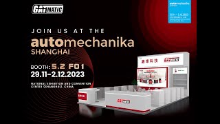 Experience the Excitement of Automechanika Shanghai 2023 with GATmatic [upl. by Ahseek]