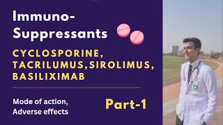 Immunosuppressants Pharmacology Mnemonics Cyclosporine Tacrolimus Sirolimus Mode of action [upl. by Markland]