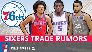 Sixers Rumors Sixers Want Cade Cunningham In Ben Simmons Trade No NBA Trade Talks With Kings [upl. by Afnin]