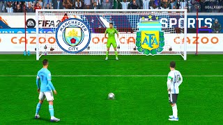 FIFA 23  MAN CITY VS ARGENTINA I PENALTY SHOOTOUT I FINAL CHAMPIONS LEAGUE 2024 I [upl. by Fay]