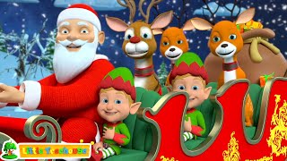 Jingle Bells Christmas Song Nursery Rhymes And Cartoon Videos by Little Treehouse [upl. by Orestes]