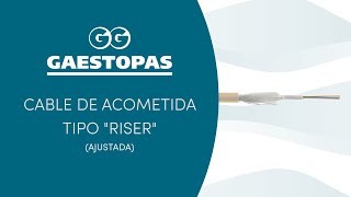 CABLE ACOMETIDA TIPO “RISER” – Ajustada [upl. by Aihcats]