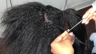 Micro Braids Takedown amp Detangle  Part 1 [upl. by Annaujat]