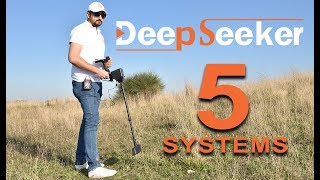 Gold metal detecting for lost treasure  Deep seeker device  5 systems [upl. by Gies]