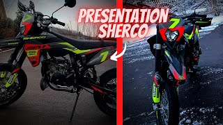 PRESENTATION SHERCO 50 SMRS 2020 RED ONE  😈😉 [upl. by Oiratno]