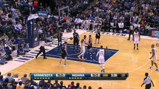 Roy Hibbert 27 points 4 blocks season high vs Minnesota TWolves full highlights 03132013 HD [upl. by Nniroc947]