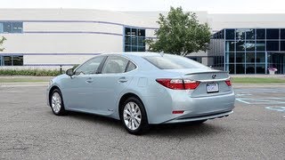 2013 Lexus ES300h  WINDING ROAD POV Test Drive [upl. by Marrissa]