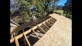 Sunroom amp Patio  Roof Sheathing [upl. by Ennovahs]