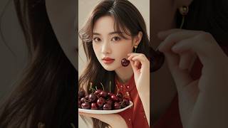 Benefits of eating cherries daily eatingcherry facts shorts healthtips trending song food [upl. by Aufmann861]