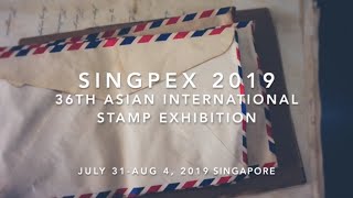 SINGPEX 2019  36th Asian International Stamp Exhibition in Singapore by Ivan Wong [upl. by Atirahc]