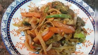 How to make perfect Vegetarian Pad thai rice noodles pad thai recipe vegetarian pad thai noodles [upl. by Ennelram926]