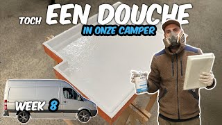 Zelf een douchebak maken in de camper [upl. by Ihcur]