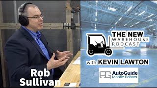 The New Warehouse Podcast with AutoGuide Mobile Robots at MODEX 2020 [upl. by Negroj]