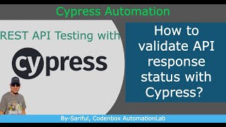 API Test with CypressPart 4 How to validate API response status with Cypress [upl. by Ahseiyn]