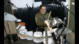 Mike Manginis Epic Bucket Drum Solo [upl. by Sixele]