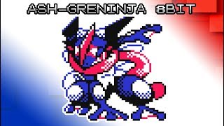 Pokémon XYZ  AshGreninja Theme 8bit [upl. by Nosak]