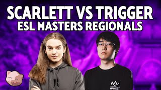 SCARLETT vs TRIGGER Upper Bracket Finals  ESL AM Regionals Bo5 ZvP  StarCraft 2 [upl. by Basile]