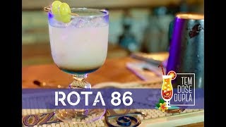 DRINKS COM VODKA  Coquetel de Uva  ROTA 86 [upl. by Yanaj]