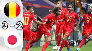 Belgium Vs Japan 32 FIFA World Cup 2018 Highlights Full English Commentary [upl. by Newmann918]