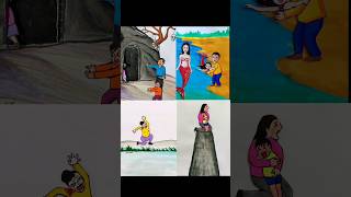 4 Emotional video shorts youtubeshorts art drawing sojibdrawingbook sketch [upl. by Rehpotsrik555]