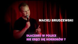 Maciej Brudzewski quotDlaczego w Polsce nie kręci się horrorówquot  StandUp 2018 [upl. by Hcurab]